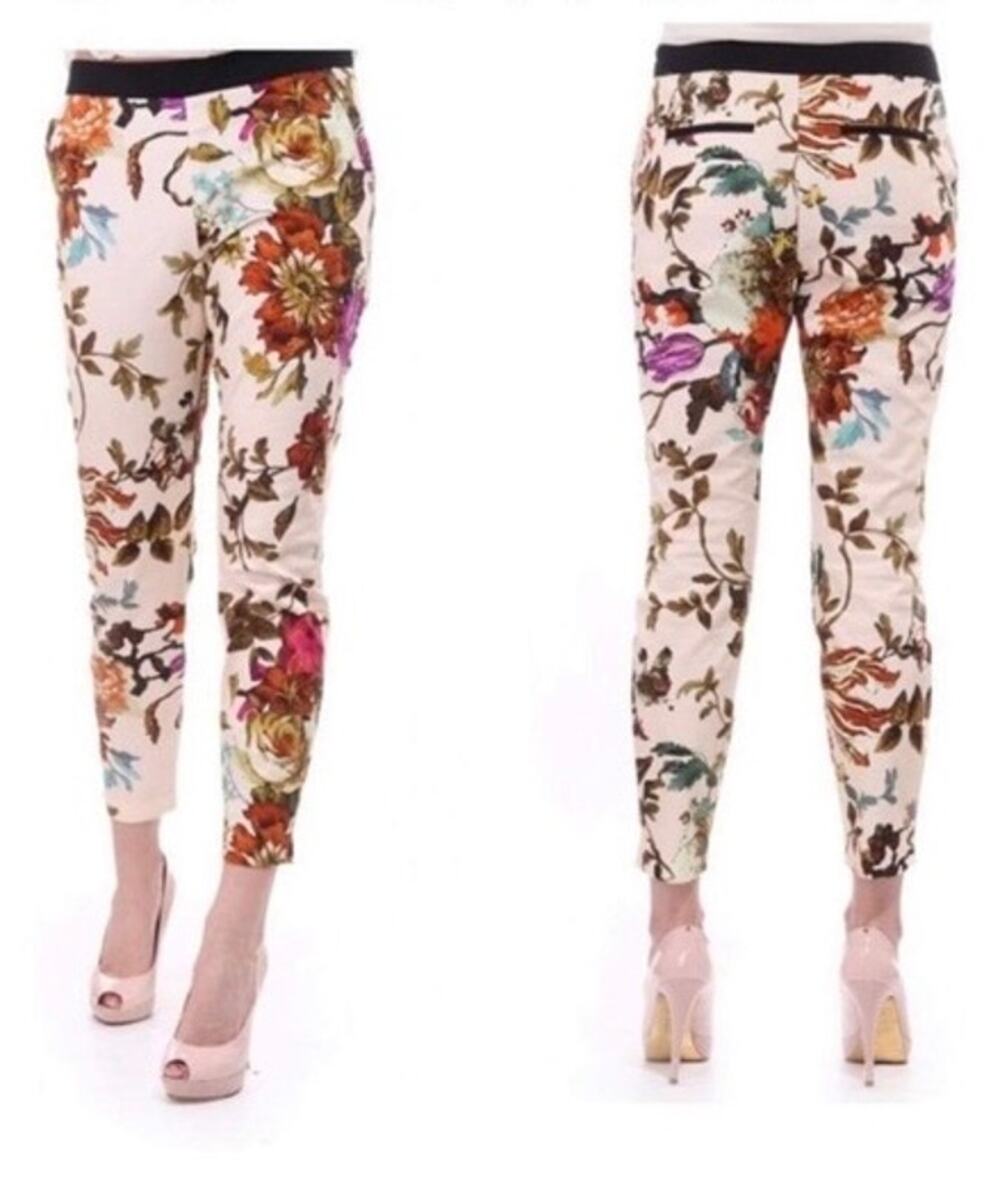 Ted Baker London Ilanna Mid Summer Crop Delors Pants Size 2 (US 6)